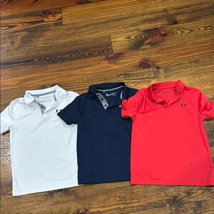 Under Armour Kids Polo Shirt - Red, Navy, White